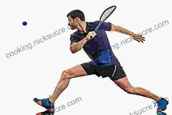 A Professional Squash Player In Action, Hitting The Ball With A Powerful Backhand Swing. Shot And A Ghost: A Year In The Brutal World Of Professional Squash