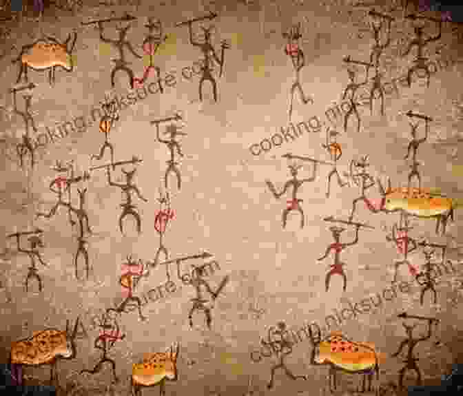 Cave Painting By Early Humans Depicting Hunting Scenes And Animal Figures The Old Way: A Story Of The First People