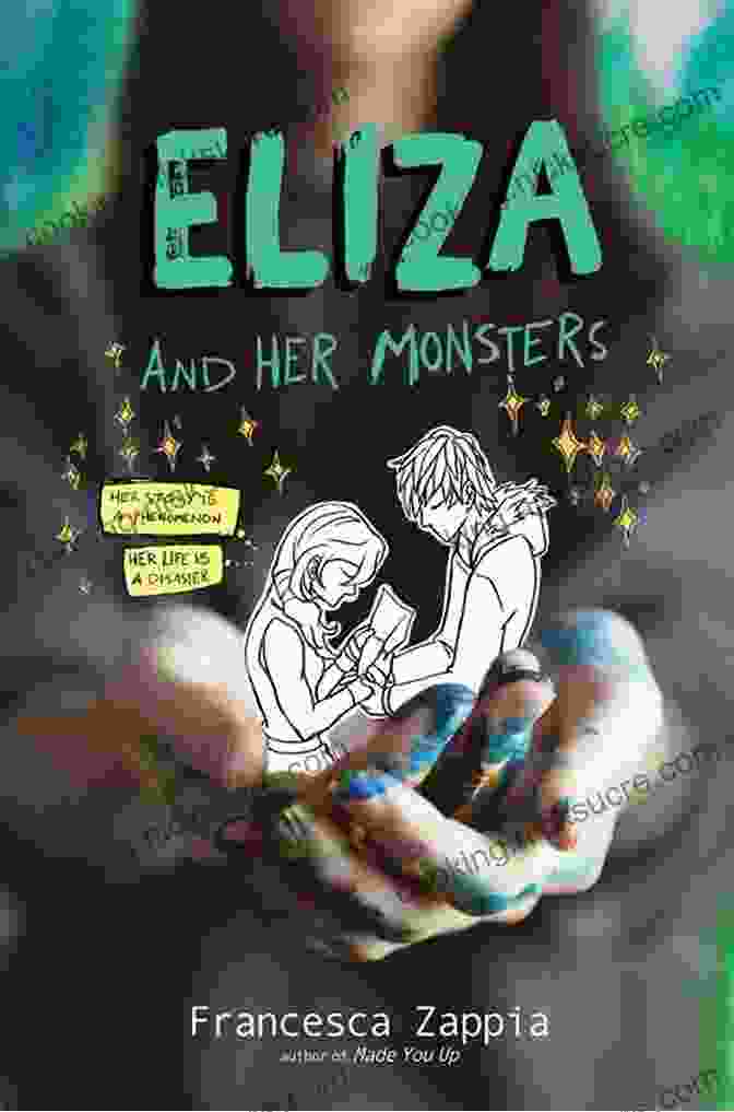 Eliza And Her Monsters Book Cover With A Girl With Monsters Around Her Head Eliza And Her Monsters Francesca Zappia