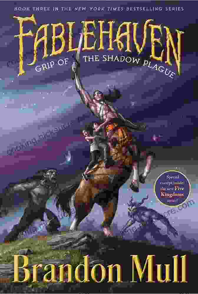 Fablehaven: Grip Of The Shadow Plague Book Cover Featuring Kendra And Seth Sorenson In A Magical Forest. Fablehaven Vol 3: Grip Of The Shadow Plague