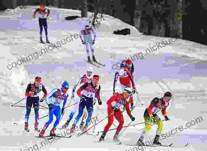Nordic Skier Crossing The Finish Line In A Competitive Race Celebrate Winter: An Olympian S Stories Of A Life In Nordic Skiing